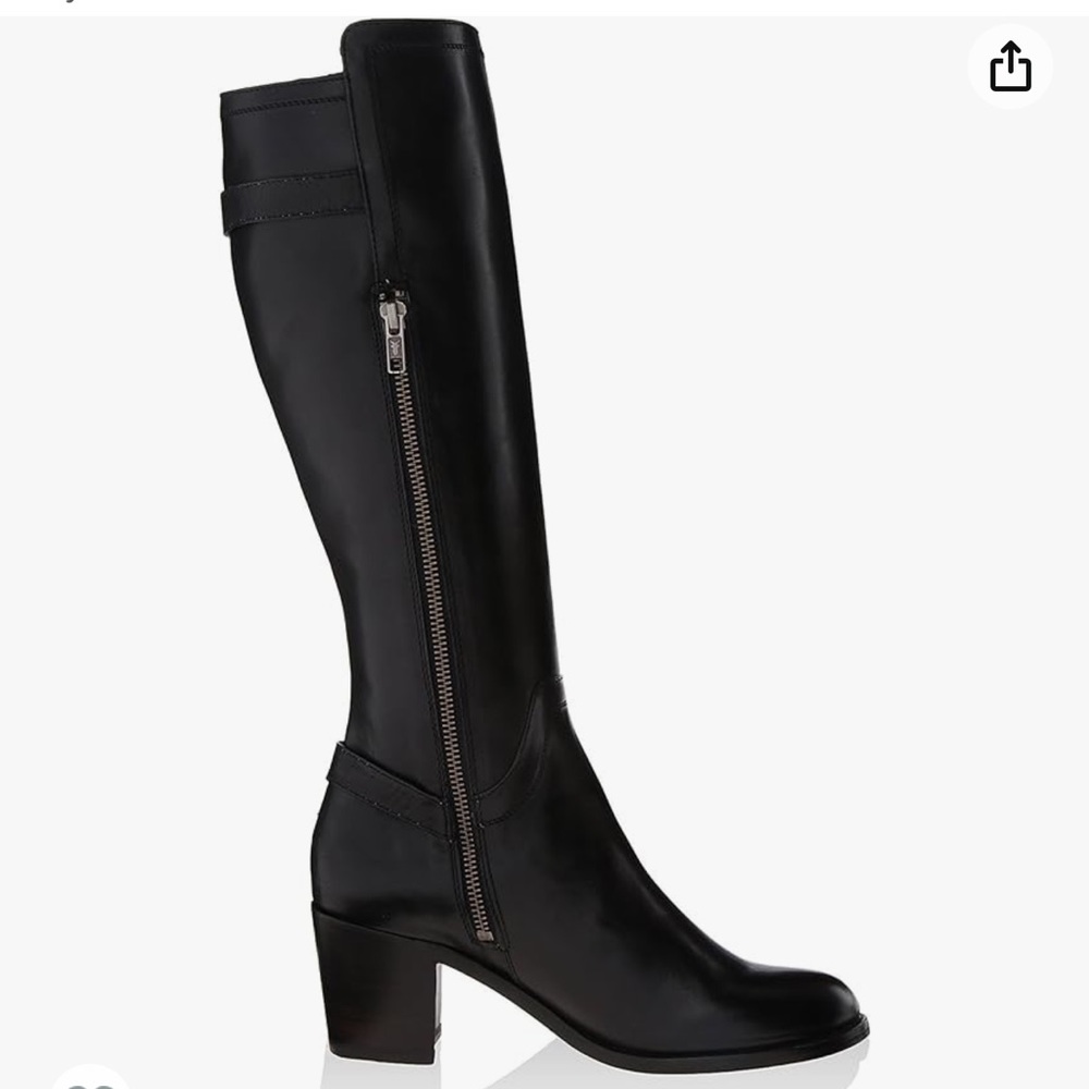 Frye Knee Length Leather Boots - Picture 3 of 8